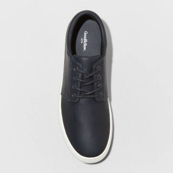 Men's Rome Sneakers - Goodfellow & Co Black 11.5 - Picture 2 of 3